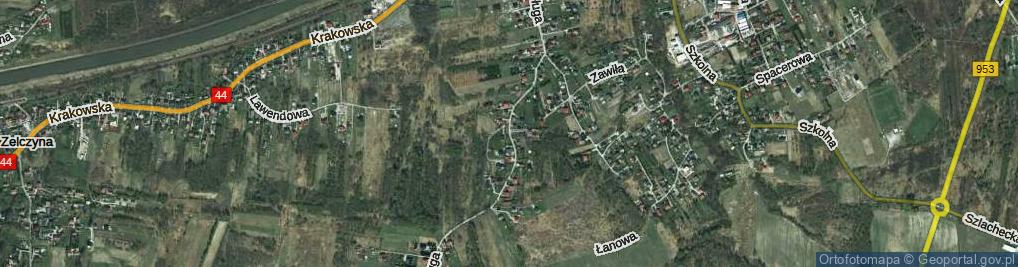 Zdjęcie satelitarne Długa ul.